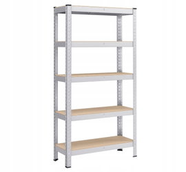 Stalowy regał, 5-poz, 650 kg, 30x75x150 cm SONGMICS GLR030EZ01