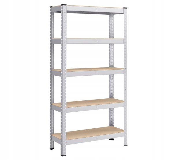 Stalowy regał, 5-poz, 650 kg, 30x75x150 cm SONGMICS GLR030EZ01
