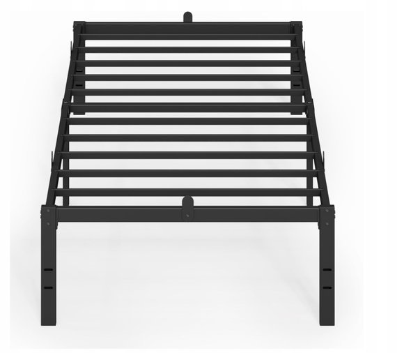 VASAGLE Rama łóżka pojedynczego 90 x 200 cm Metalowa rama łóżka RMB152BD01