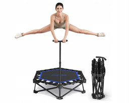 HXD-ERGO składana trampolina fitness dla dorosłych 106 cm POWYSTAWOWY
