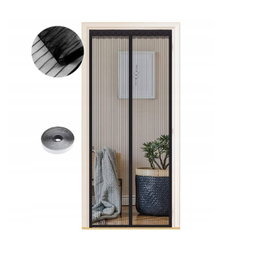 MOSKITIERA MAGNETYCZNA DO DRZWI NA BALKON MAGNES SZCZELNA ZASŁONA 90x200 cm