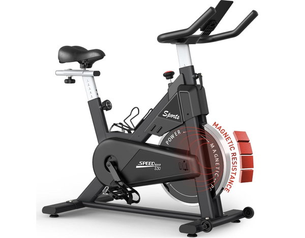 Rower treningowy PASYOU, rower stacjonarny do ćwiczeń w domu USZKODZONY