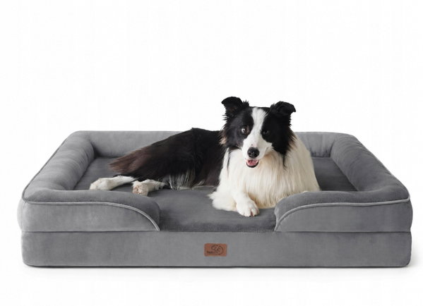 Legowisko ortopedyczne dla psa BEDSURE 89 x 63 cm POWYSTAWOWY