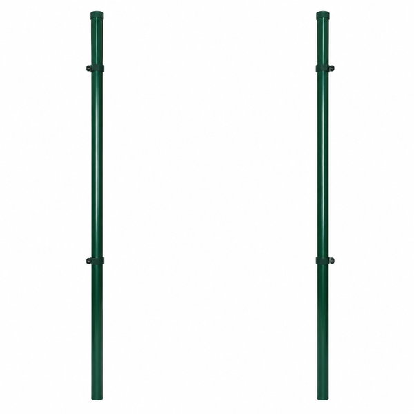 SONGMICS SŁUPKI DO FURTKI, BRAMY OGORODOWEJ 200 x 6 cm POWYSTAWOWY