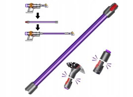 LAOYE Rura przedłużająca do Dyson V11, V15, V10, V8, V7, 72 cm POWYSTAWOWY