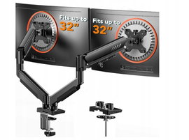 ErGear Podwójne ramię do montażu monitora, w pełni regulowany uchwyt 13-32″