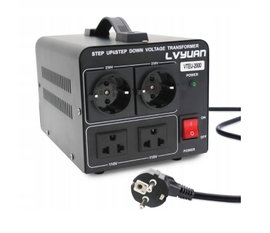 Przetwornica napięcia 220 V/110 V - transformator reduktor napięcia 2000VA