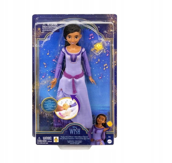 DISNEY WISH ŻYCZENIE LALKA ŚPIEWAJĄCA ASHA KSIĘŻNICZKA Z ROSAS INTERAKTYWNA