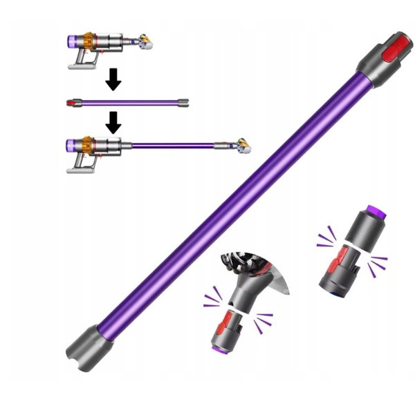 LAOYE Rura przedłużająca do Dyson V11, V15, V10, V8, V7, 72 cm USZKODZONY