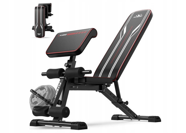 FLYBIRD Wielofunkcyjna ławka treningowa z przedłużeniem nóg nośność 360 kg