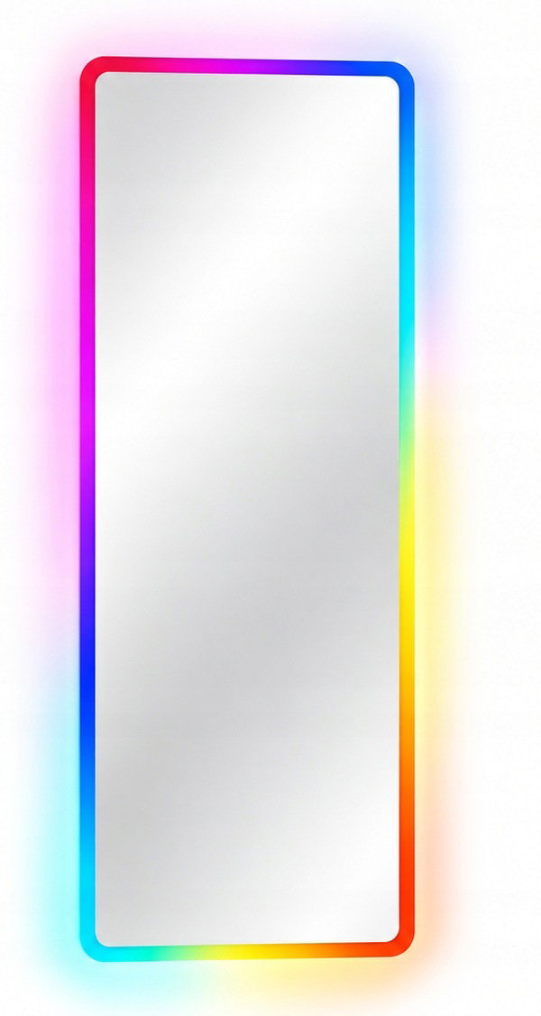 LVSOMT Lustro na całe ciało z oświetleniem RGB 120 x 40 cm USZKODZONE