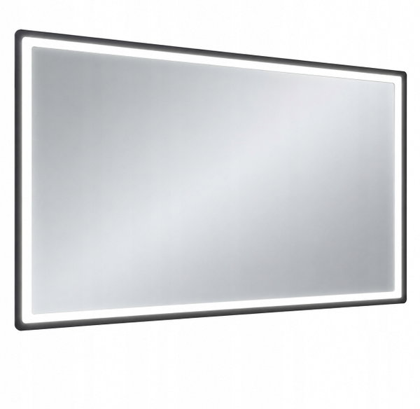 STARLEAD Lustro łazienkowe z oświetleniem, 120 x 70 cm, duże lustro