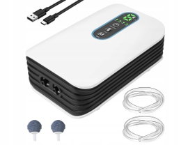 Pompa powietrza do akwarium Leikurvo ML1187 5l/min akumulatorowa LCD