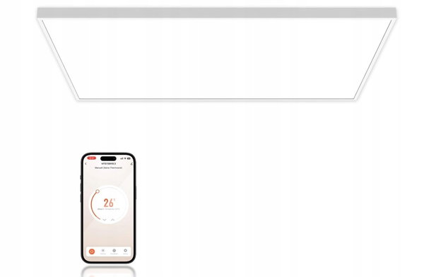 Hocosyme Panel promiennikowy podczerwieni o mocy 1000 W Wi-Fi 120°C