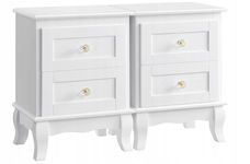 SONGMICS Stoliki nocne, 2 sztuki 2 szufladami RDN012