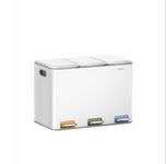 Kosz na śmieci Songmics 45 l System segregacji 3 -komorowy LTB740W02