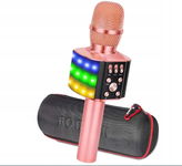 Mikrofon bezprzewodowy BONAOK, mikrofon karaoke dla dzieci Q36 ETUI
