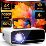 AKATUO XR21 Projektor 4K 15000l 1080p 5G WiFi Bluetooth zoom