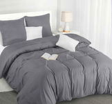 Utopia Bedding poszewka na kołdrę z mikrofibry 155x220 cm +2 poszewki 80x80