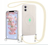 Etui HuwaiH do iPhone 12 z paskiem [kompatybilny z MagSafe