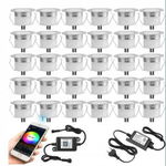 Zestaw 30 lamp GEYUEYA Home do podłogi Bluetooth RGBWW