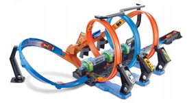 Hot Wheels Pętle grozy tor wyścigowy tor samochodowy FTB65 POWYSTAWOWY