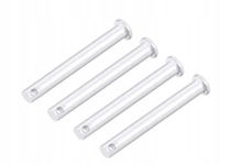 Śruby widełkowe z pojedynczym otworem Łeb płaski 8 mm x 80 mm 4 SZTUKI