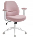 SONGMICS HOME Krzesło biurowe, krzesło do makijażu OBG035R01