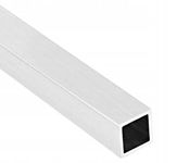 Aluminiowa rura 20cm prosta bez szwu Rura kwadratowa 10 x 10x 1 mm 4 SZTUKI