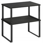 SONGMICS Stojak na przyprawy, zestaw 2 sztuk organizer KCS02B01