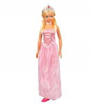 ColorBaby 43993 - Duża lalka, księżniczka ruchoma, buty, korona 105 CM