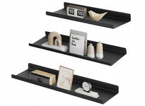 Półka metal Songmics 35 x 9,5 cm czarny LFS12BK