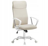 SONGMICS Fotel biurowy, ergonomiczne krzesło, obrotowe OBN034K01