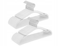 SONGMICS Plastikowy wieszak na ubrania 50 sztuk 41,6x21,4 cm CRP060W01