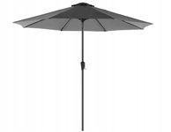 SONGMICS Parasol Ø 300cm parasol ogrodowy szary GPU30GYV1 POWYSTAWOWY
