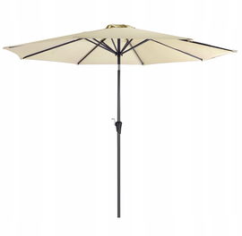 SONGMICS Parasol 300 cm UPF 50+ składany beżowy GPU30BE POWYSTAWOWY