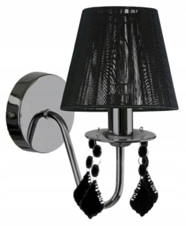 Kinkiet ścienny Light Prestige MONA LP-5005/1W BK, E14, 40W