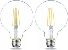 Żarówki LED E27 G93 8W ciepła biel ściemniane 6pak