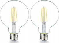 Żarówki LED E27 G93 8W ciepła biel ściemniane 6pak