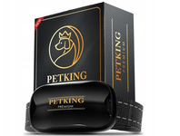 PETKING PREMIUM PET683V Obroża trenerska, czarna, przeciwszczekowa dla psa