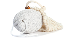 Larminly Pumeks do stóp z sizalową rękawicą do peelingu ciała z włókna