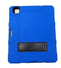 Etui obudowa case na tablet iPad 12.9" pancerne, niebiesko-czarne
