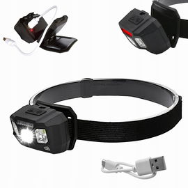 Latarka LAMPA CZOŁOWA AKU USB SENSOR RUCHU LED HIT