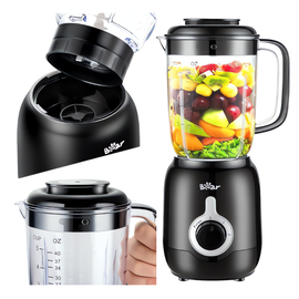 Blender Kielichowy Wielofunkcyjny 1200ml Stalowe Ostrza 3 Prędkości 500W
