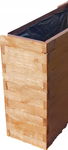 Donica EKO drewniana 50x50x40 teak