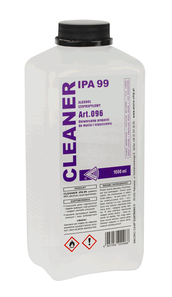 Izopropanol alkohol Cleanser IPA 99 1l. MICROCHIP