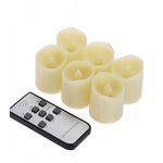 6*Electronic Candle Lamp Flameless Tealight
