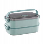 LUNCH BOX BENTO RÓŻOWY KOLOR ZESTAW