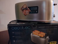 Toster Cecotec 03235 w srebrnym kolorze 1630 W,