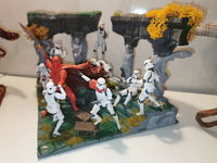 Diorama Star Wars, wydruk 3D, żywica, pomalowany, figurka